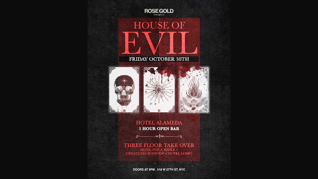 HOUSE OF EVIL at Music for a While ✶ Hotel Alameda Takeover