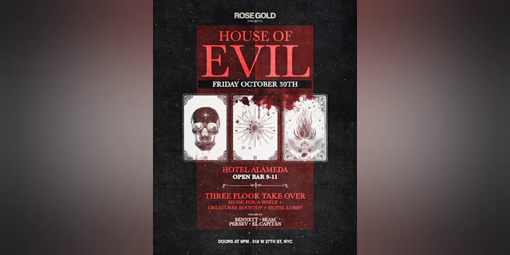 HOUSE OF EVIL at Music for a While ✶ Hotel Alameda Takeover