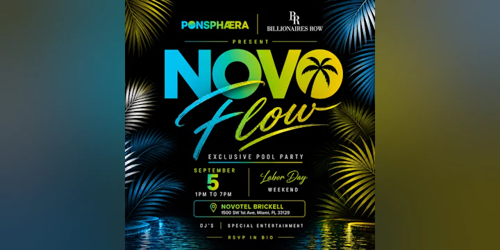 Novo Flow: Pool Party Exclusive