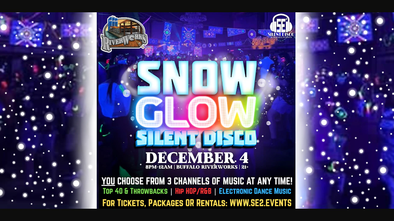 Snow GLOW Silent Disco at Buffalo RiverWorks!