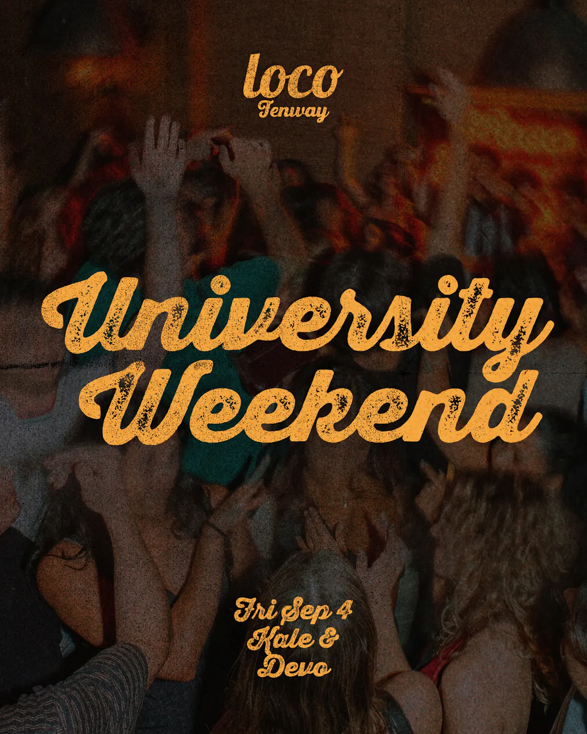 University Weekend Friday