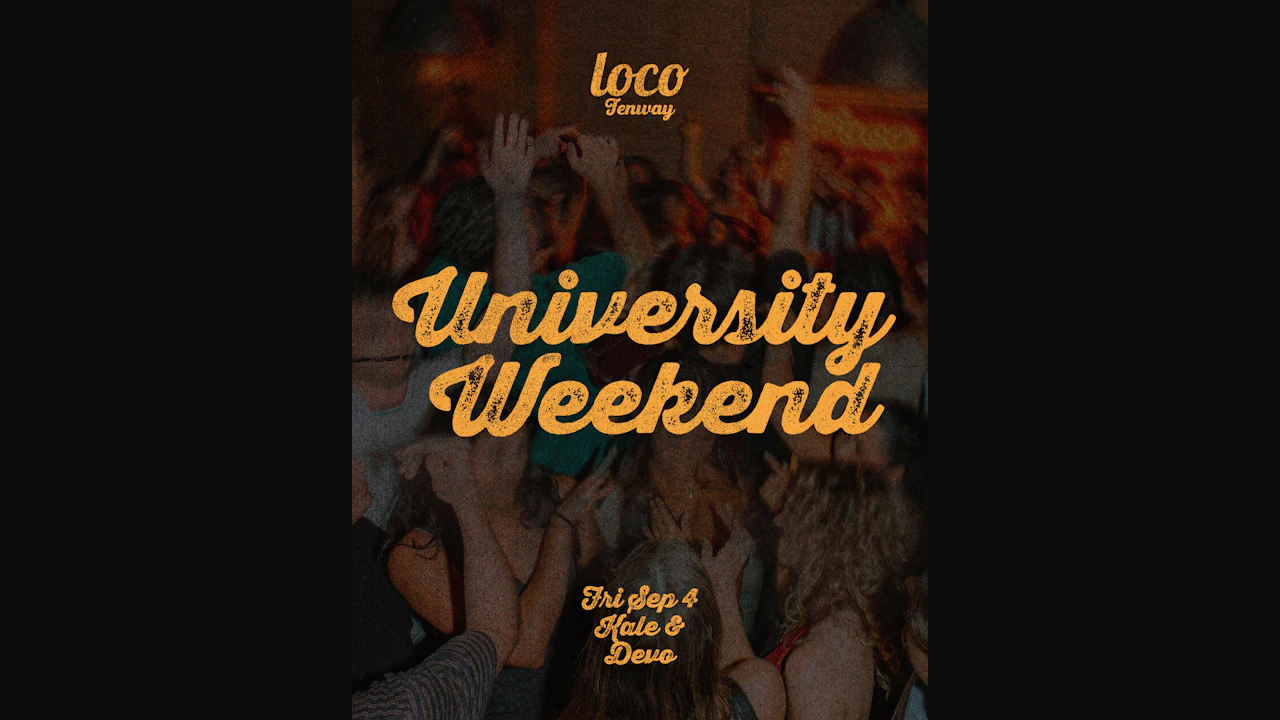 University Weekend Friday