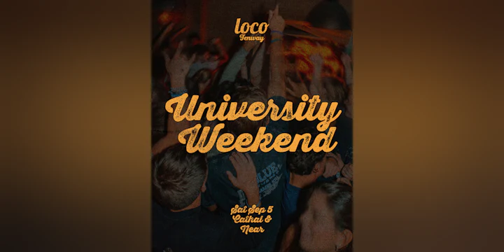 University Weekend Saturday