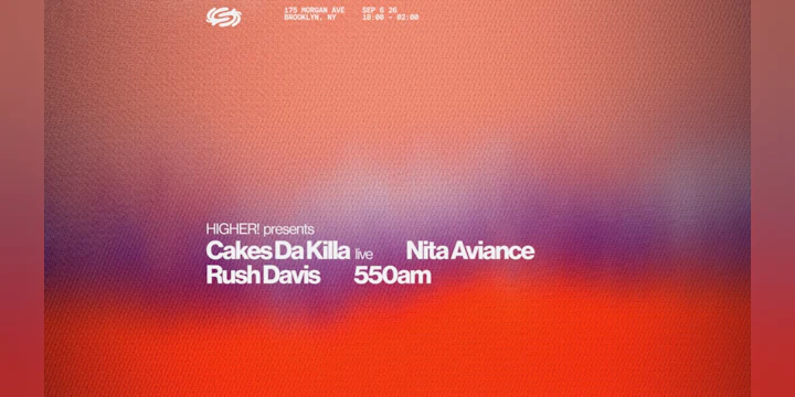 Higher!:Nita Aviance, Cakes Da Killa LIVE, Rush Davis, 550am