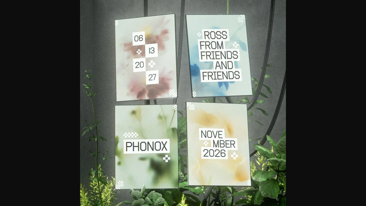 Ross From Friends & Friends: 4 Fridays at Phonox (20th Nov)