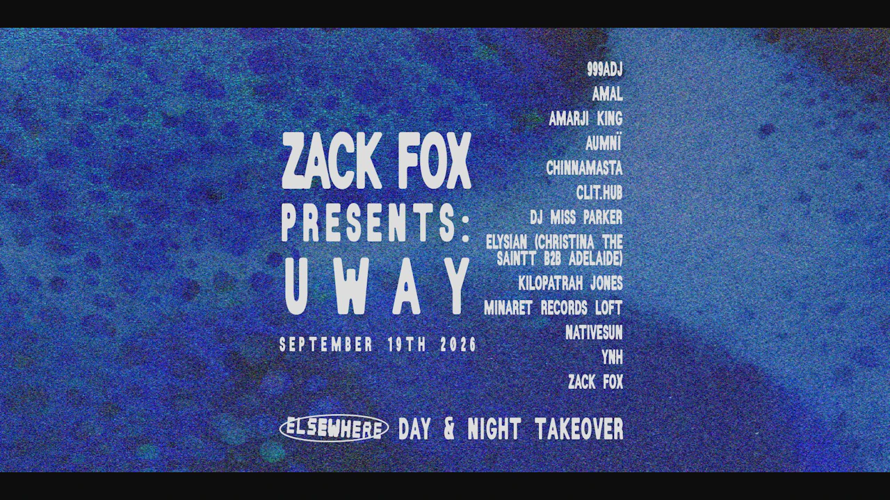Zack Fox Presents: UWAY