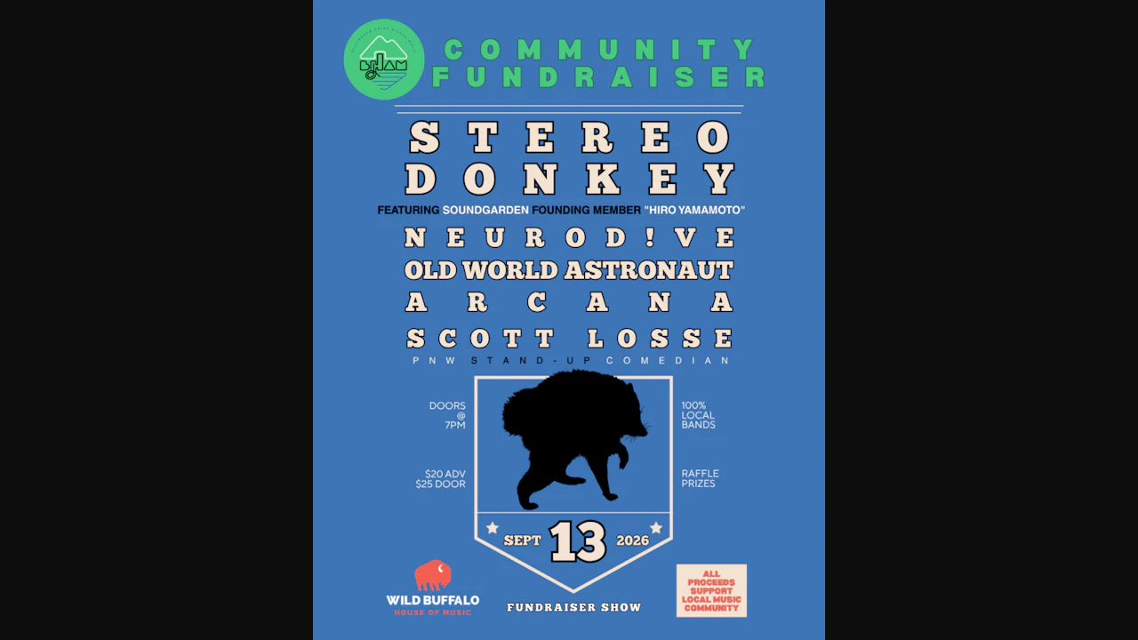 Local Music Community Fundraiser w/ Stereo Donkey