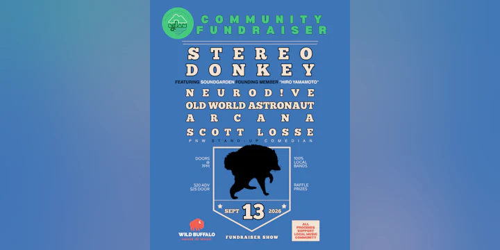 Local Music Community Fundraiser w/ Stereo Donkey