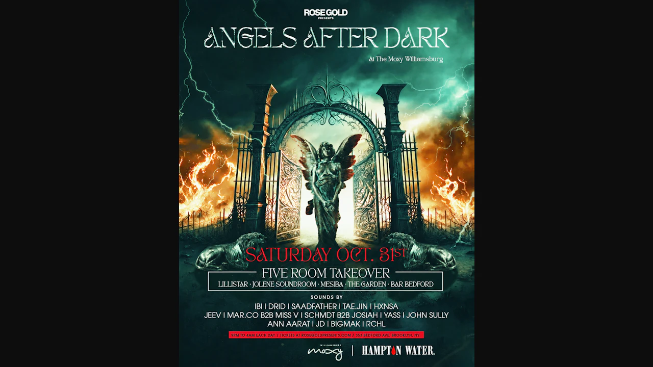 Angels After Dark: Moxy Williamsburg Halloween — Oct 31
