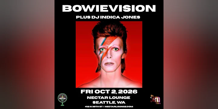 BOWIEVISION (2 sets!) plus DJ Indica Jones