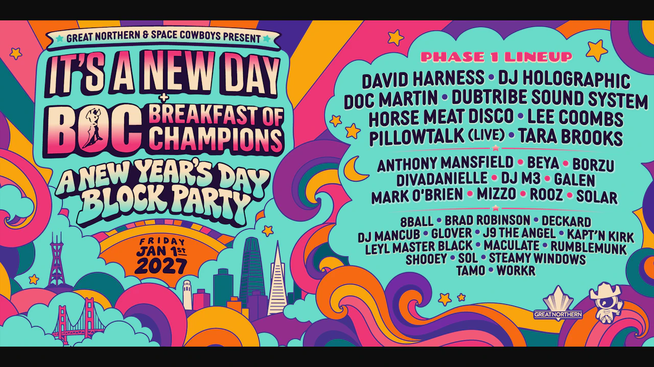 It's A New Day + Breakfast of Champions 2027 Block Party