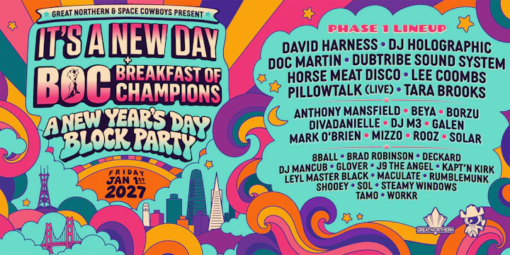 It's A New Day + Breakfast of Champions 2027 Block Party