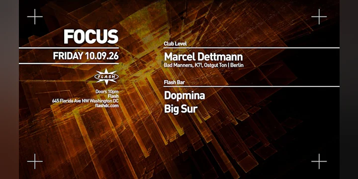 FOCUS: Marcel Dettmann