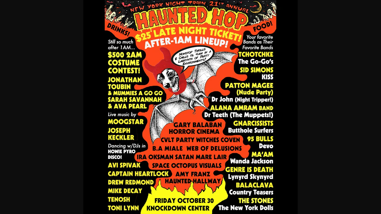 New York Night Train 21st Annual Haunted Hop: Devil's Night Edition