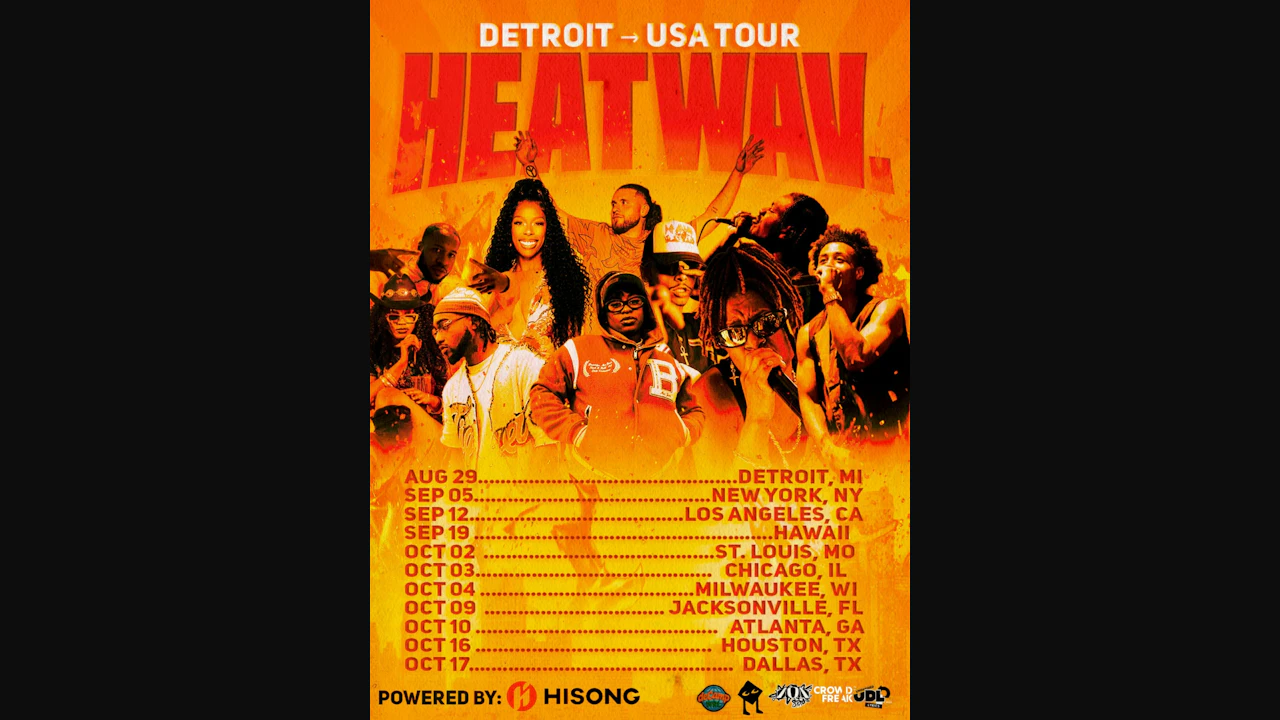 heatWAV. (Stop 2: LA) Detroit →USA tour