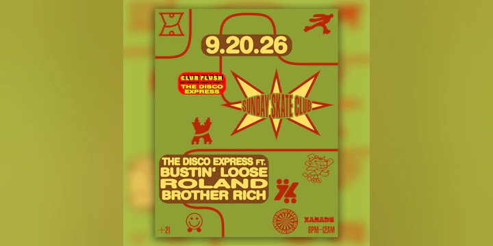 Sunday Skate Club: The Disco Express ft. Bustin' Loose, Roland & Brother Rich (skate)
