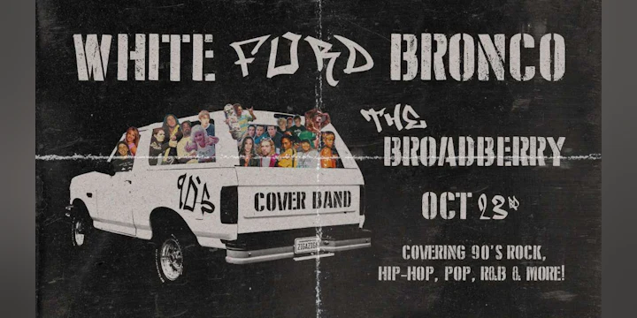 White Ford Bronco