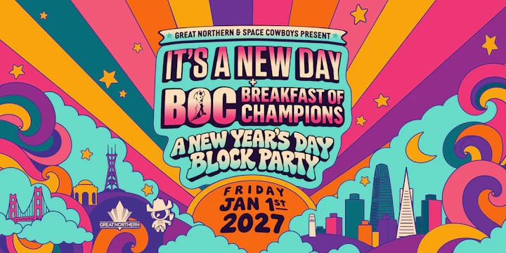 It's A New Day + Breakfast of Champions 2027 Block Party