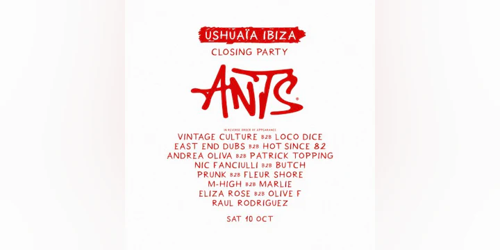 Ushuaïa Ibiza Closing Party