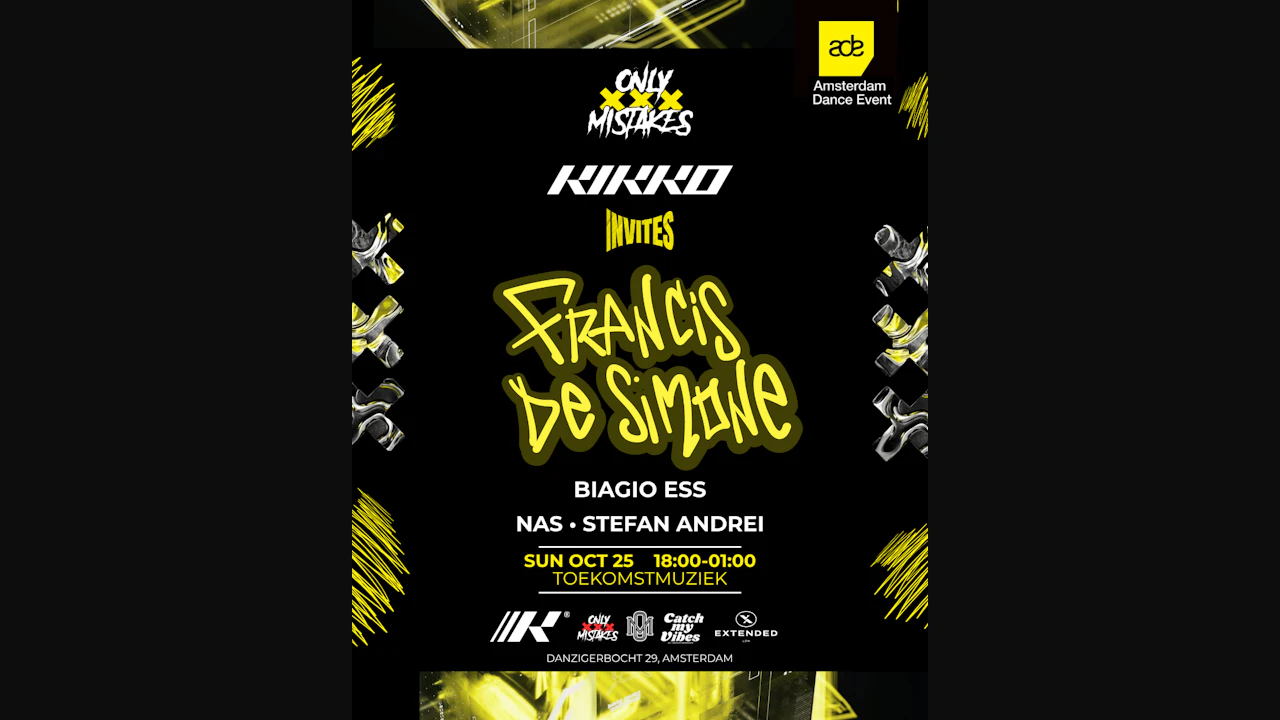 30th ADE: Only Mistakes - Kikko INVITES