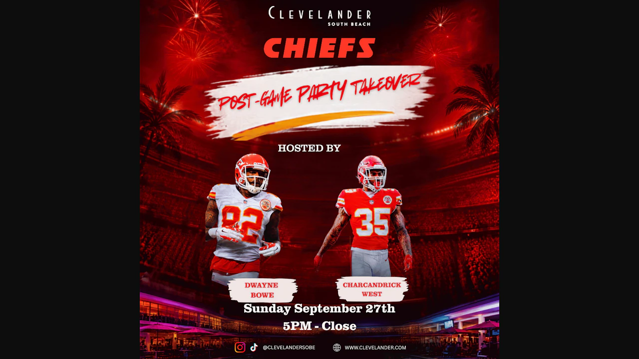 Chiefs Fans Post-Game Party Takeover