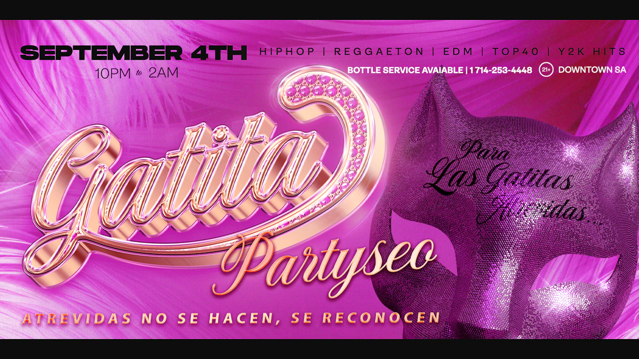 Gatita Perreo Reggaeton & Hip Hop Party