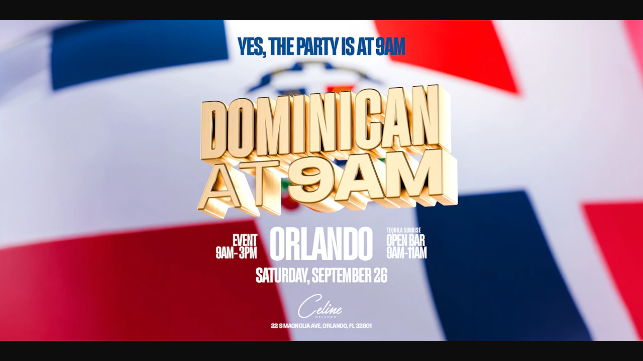 Dominican at 9am @ Celine Orlando