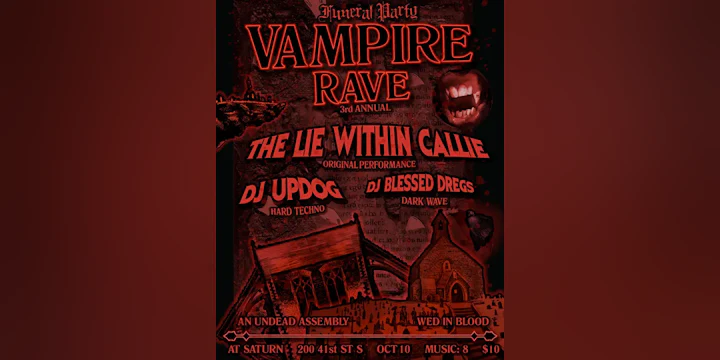 Funeral Party: 3rd Annual Vampire Rave
