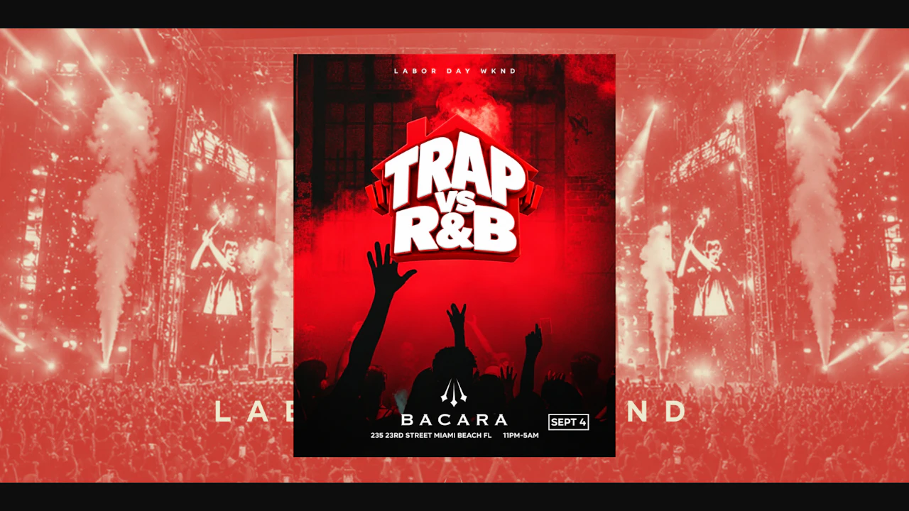 Trap Vs R&B Labor Day Weekend at Bacara