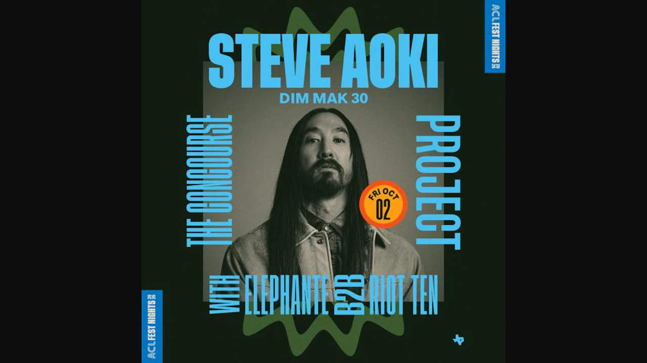 Official 2026 ACL Fest Nights: Steve Aoki