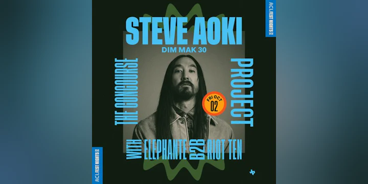 Official 2026 ACL Fest Nights: Steve Aoki