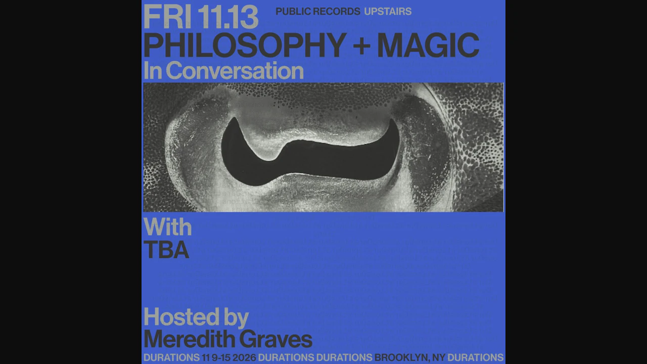 DURATIONS: In Conversation with Meredith Graves