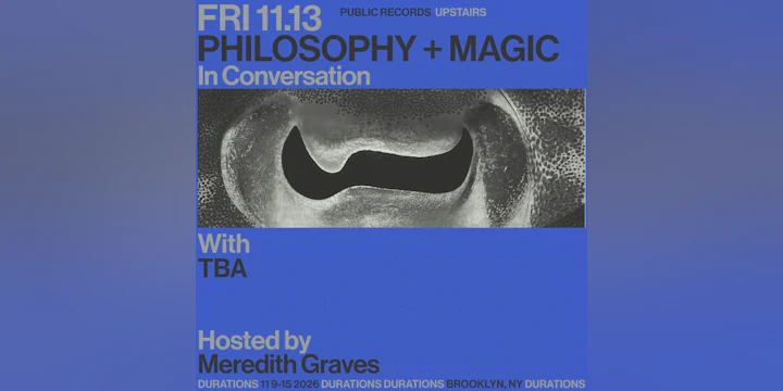 DURATIONS: In Conversation with Meredith Graves