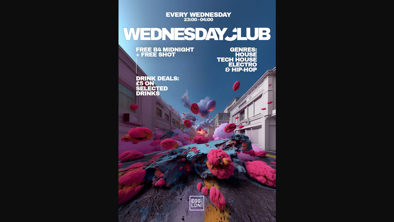 Wednesday Club: House, Tech House, Electro & Hip Hop