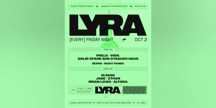 Lyra Rooftop Party 10.02.26