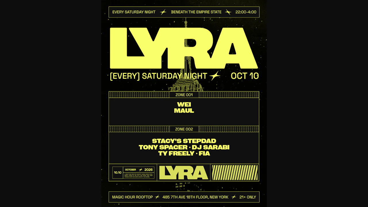 Lyra Rooftop Party 10.10.26