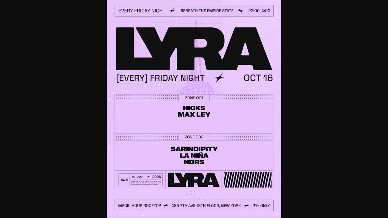 Lyra Rooftop Party 10.16.26