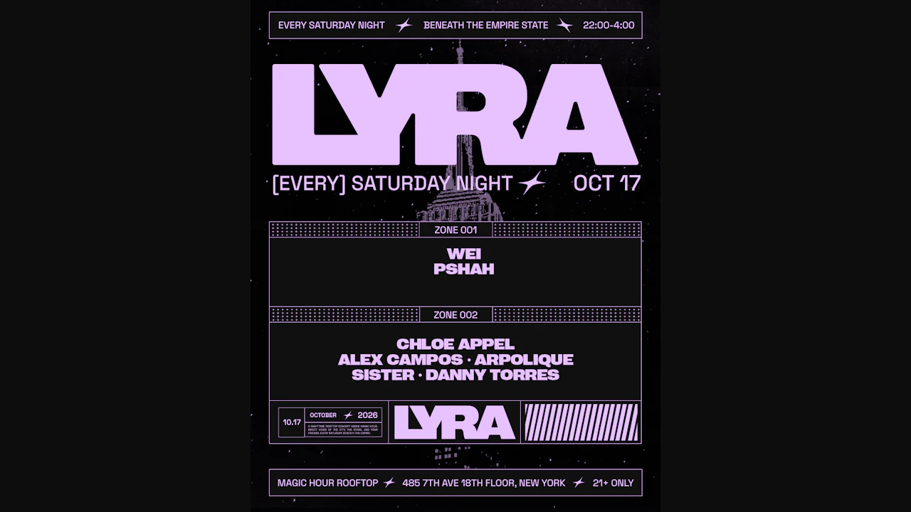 Lyra Rooftop Party 10.17.26