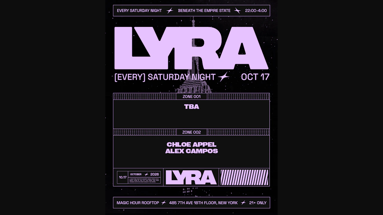 Lyra Rooftop Party 10.17.26