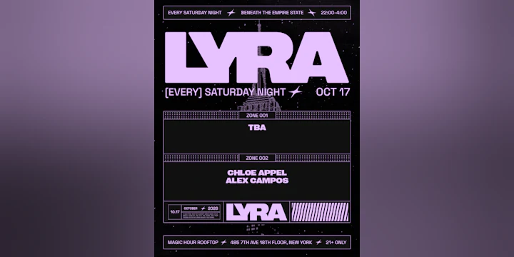 Lyra Rooftop Party 10.17.26