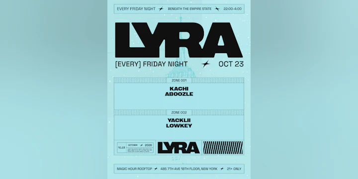 Lyra Rooftop Party 10.23.26