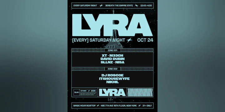 Lyra Rooftop Party 10.24.26