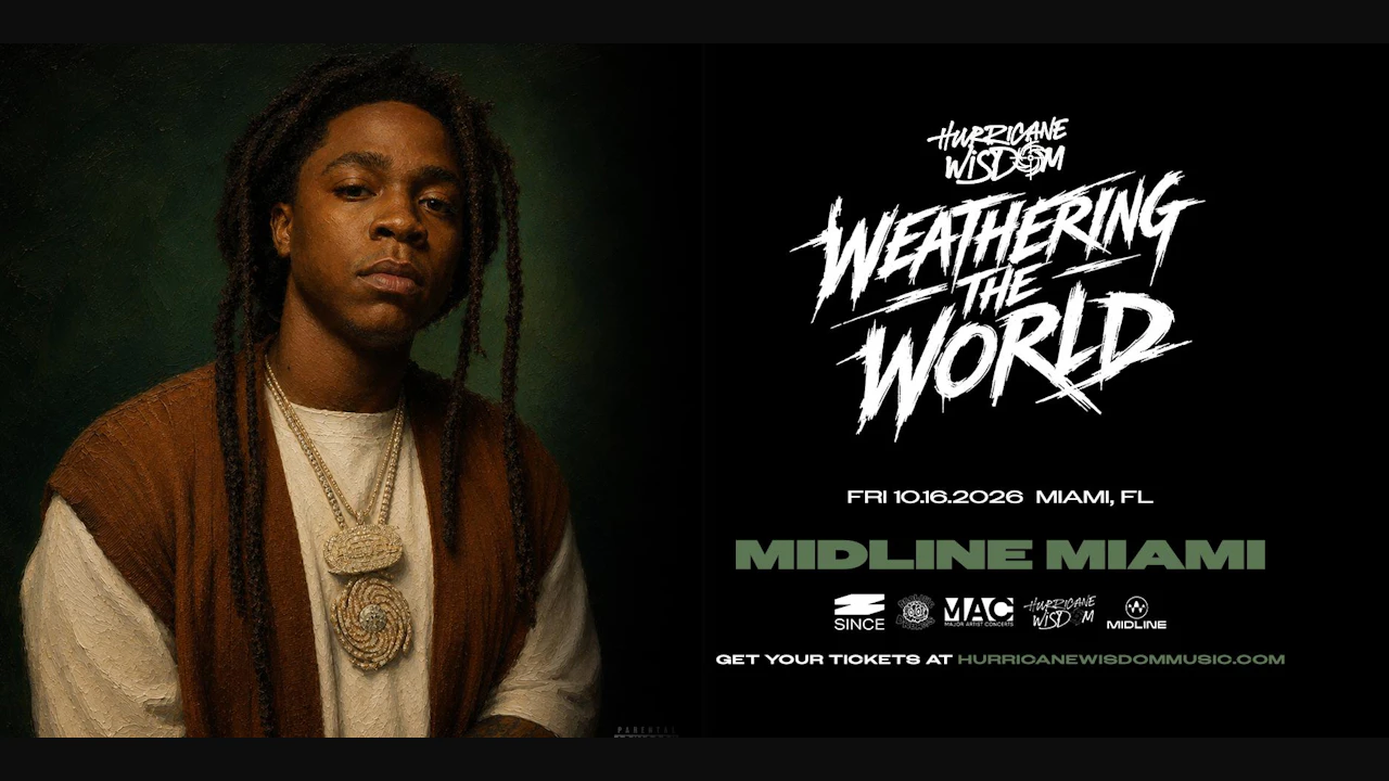 Hurricane Wisdom – Weathering The World @ MIDLINE MIAMI