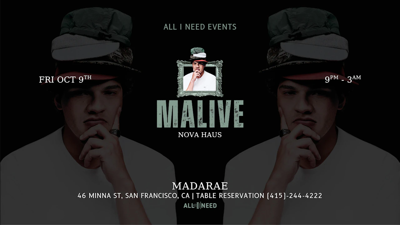 MALIVE (Maccabi House, MoBlack, Kompakt, Dynamic)