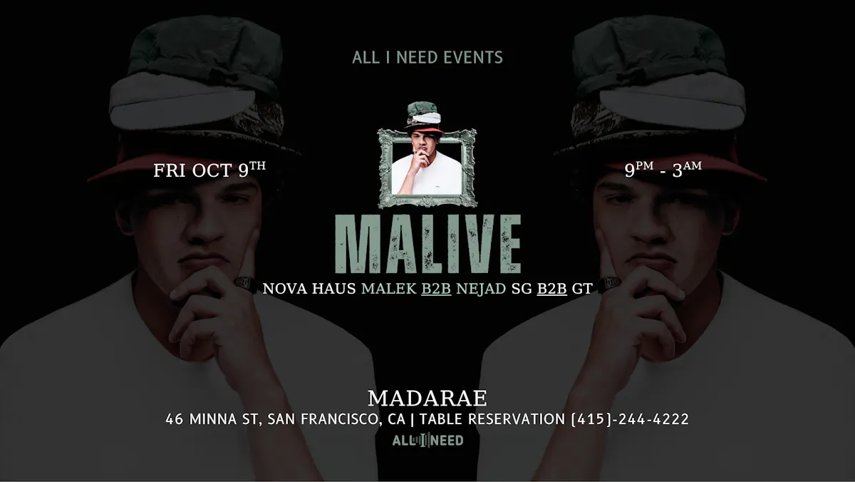 MALIVE (Maccabi House, MoBlack, Kompakt, Dynamic)