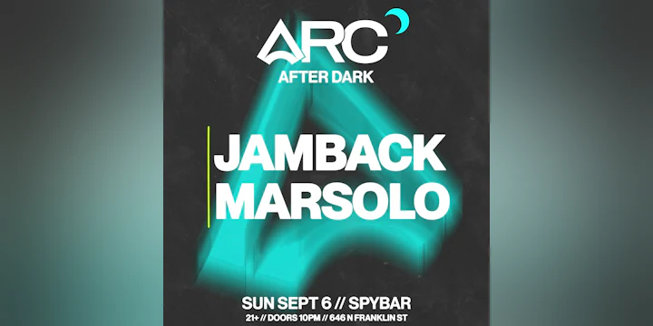 ARC After Dark: Jamback + Marsolo