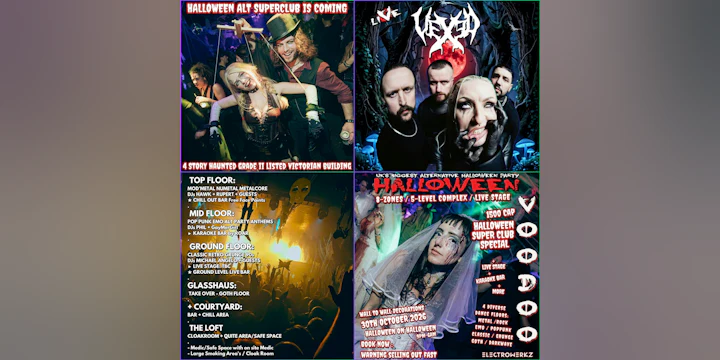 VoODOO HaLLOWEEN BaLL 2026: 8-Zone Event ft Live