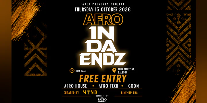 AFRO In Da Endz: Afro House, Afro Tech & Gqom
