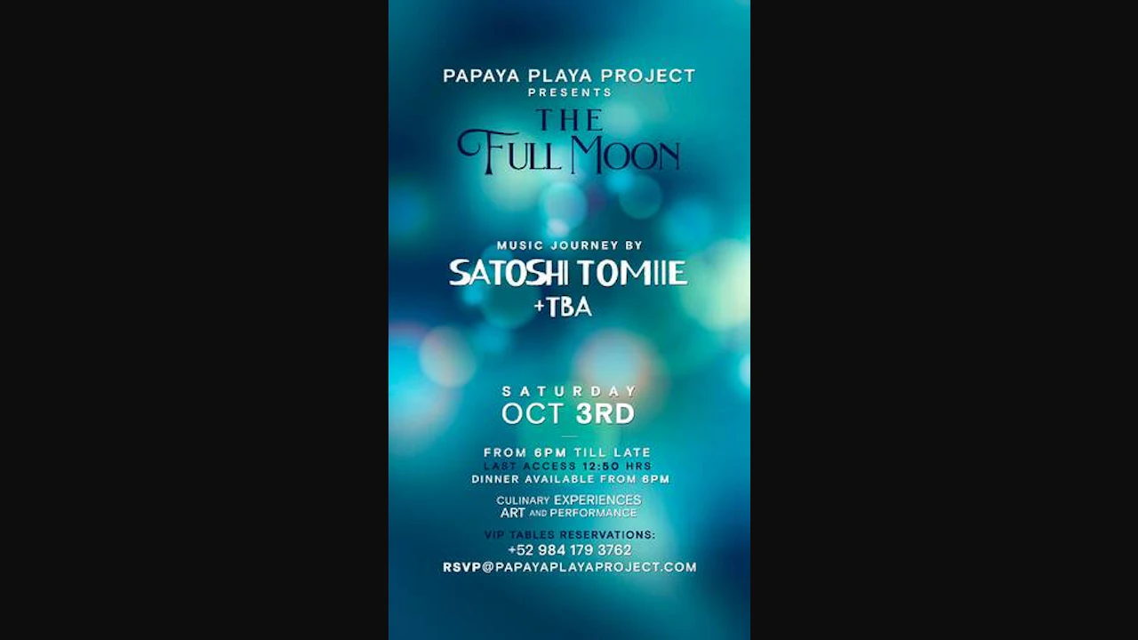 PPP • Presents • THE FULL MOON • Music Journey By @Satoshi Tomiie