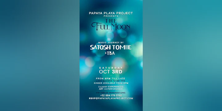 PPP • Presents • THE FULL MOON • Music Journey By @Satoshi Tomiie
